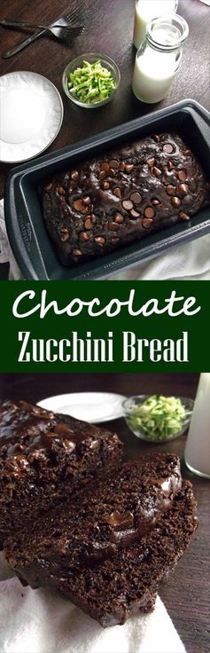 Healthy Chocolate Zucchini Bread