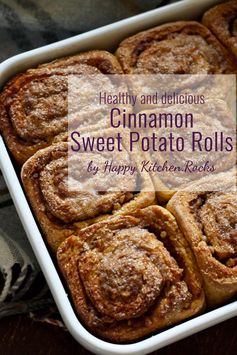 Healthy Cinnamon Sweet Potato Rolls