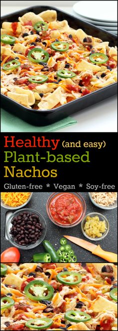 Healthy Plant-Based Nachos (Gluten-Free, Vegan, Soy-Free