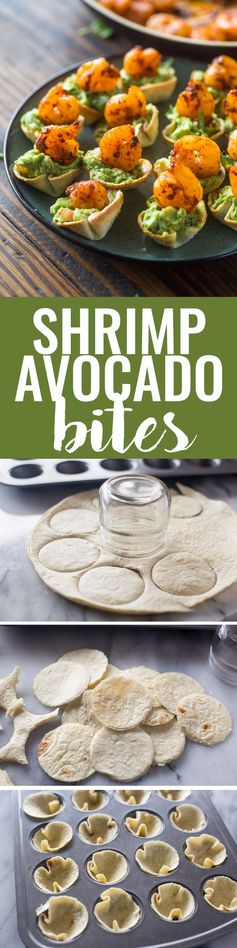 Healthy Shrimp Avocado Bites