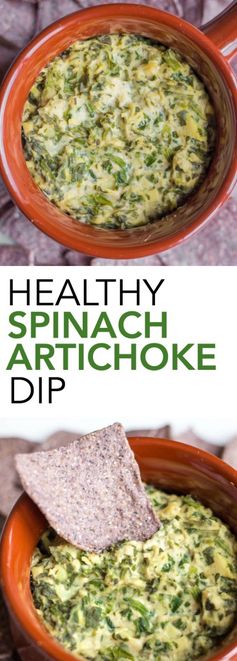 Healthy Spinach Artichoke Dip