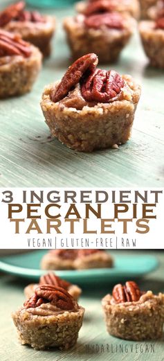 Healthy Vegan Pecan Pie Tartlets