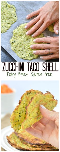 Healthy zucchini tortilla