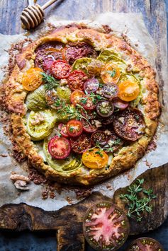 Heirloom Tomato Galette with Honey + Thyme