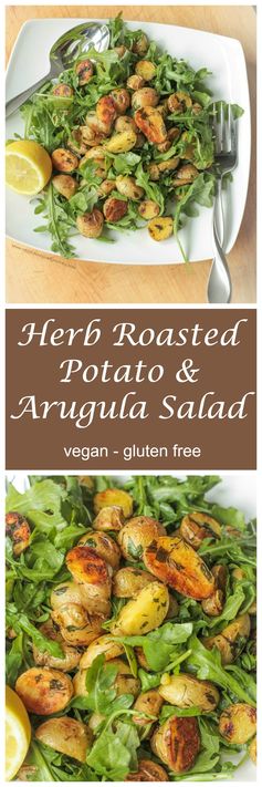 Herb Roasted Potato and Arugula Salad
