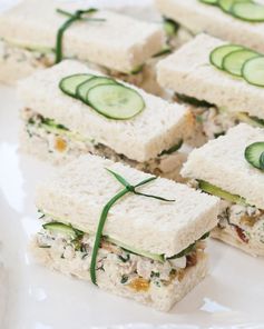 Herbed Chicken Salad Tea Sandwiches