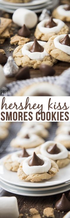 Hershey Kiss S'mores Cookies