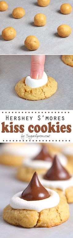 Hershey S’mores Kiss Cookies