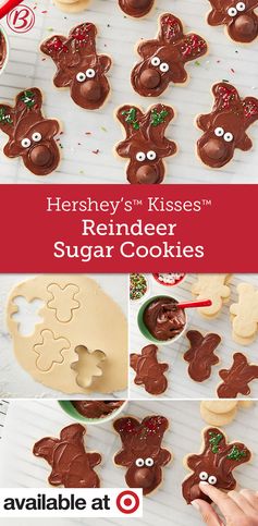 Hershey’s™ Kisses™ Reindeer Sugar Cookies