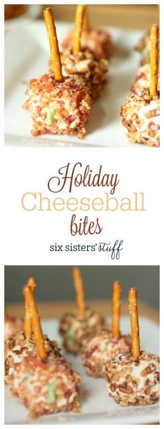 Holiday Cheeseball Bites