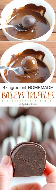 Homemade Baileys Truffles