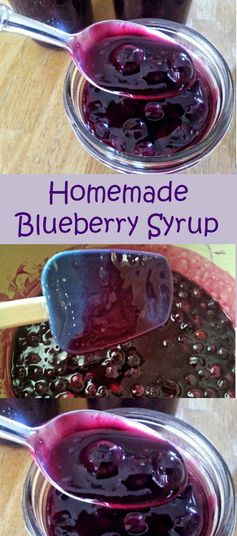 Homemade Blueberry Syrup