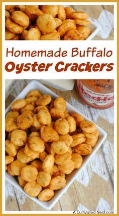 Homemade Buffalo Oyster Crackers