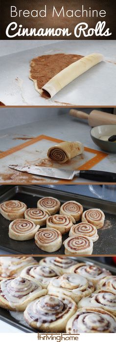 Homemade Cinnamon Rolls – A Bread Machine