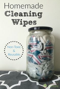 Homemade Cleaning Wipes