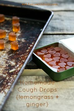 Homemade Cough Drops (lemongrass + ginger