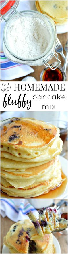 Homemade Fluffy Pancake Mix