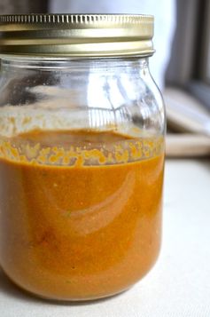 Homemade ginger sauce