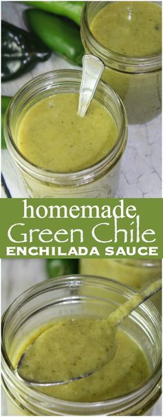 Homemade Green Enchilada Sauce