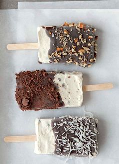 Homemade Ice Cream Bars