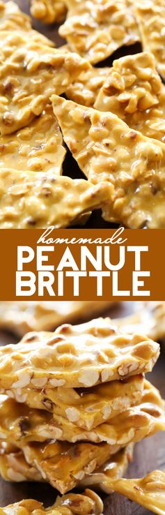 Homemade Peanut Brittle