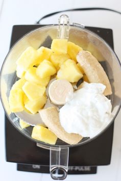 Homemade Pineapple Coconut Ice Cream (Dairy Free