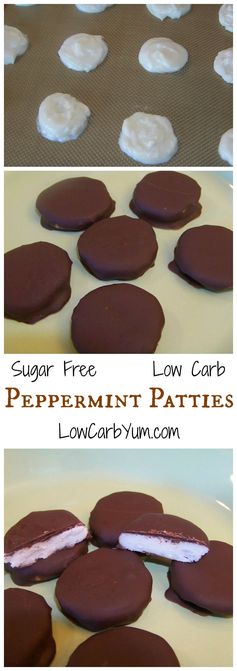 Homemade Sugar Free Peppermint Patties