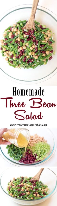 Homemade Three Bean Salad