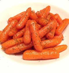 Honey and Brown Sugar Glazed Carrots