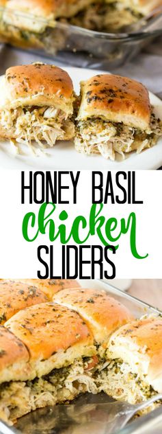 Honey Basil Chicken Sliders