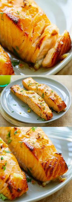 Honey Mustard Baked Salmon