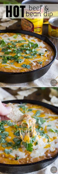 Hot Beef and Bean Dip