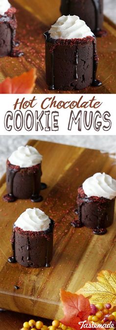 Hot Chocolate Cookie Mugs