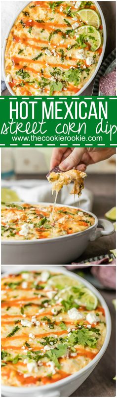 Hot Mexican Street Corn Dip