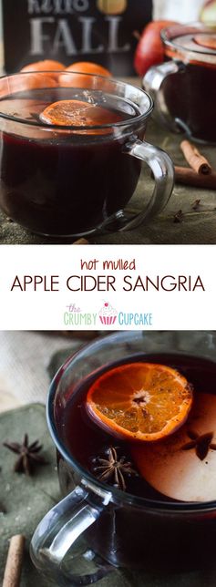 Hot Mulled Apple Cider Sangria