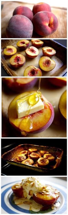 How To Honey Roast Peaches
