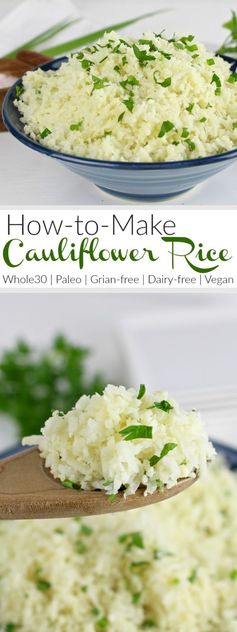 How to Make Cauliflower Rice