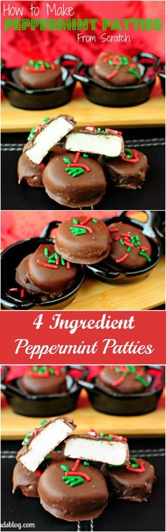 How to Make Peppermint Patties from Scratch (4 Ingredients