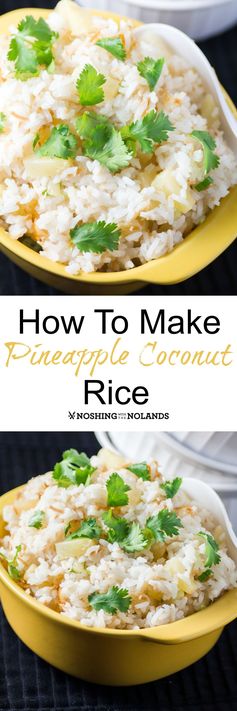 How to Make Pineapple Coconut Rice