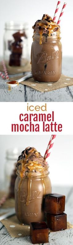 Iced Caramel Mocha Latte