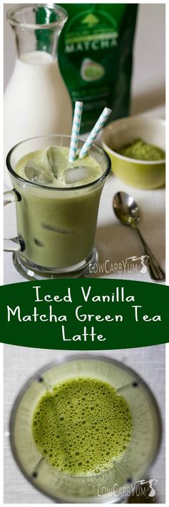 Iced Vanilla Matcha Green Tea Latte