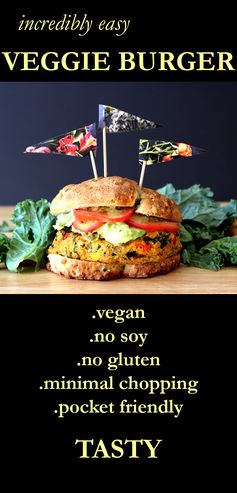 Incredibly Easy Veggie Burger