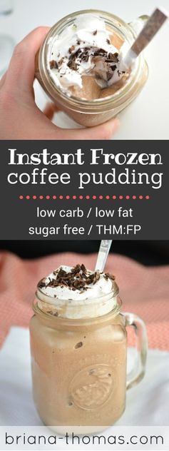 Instant Frozen Coffee Pudding