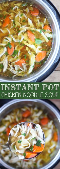 Instant Pot Pressure Cooker Chicken Noodle Soup