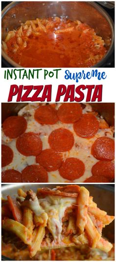 Instant Pot Supreme Pizza Pasta