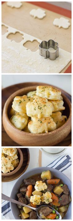 Irish Beef Stew With Shamrock Croutons