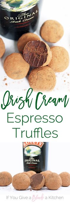 Irish Cream Espresso Truffles