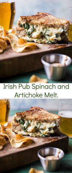 Irish Pub Spinach and Artichoke Melt