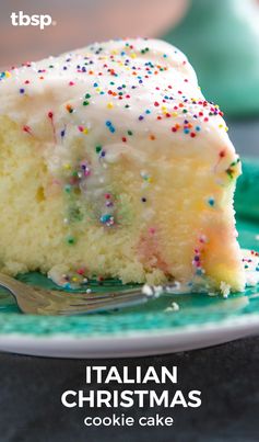 Italian Christmas Cookie Cake