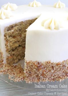 Italian Cream Cake (A Scratch